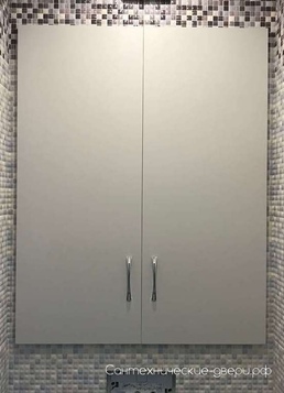 Фотография № 19 Двери сантехнические для туалетного шкафа ламинированные
