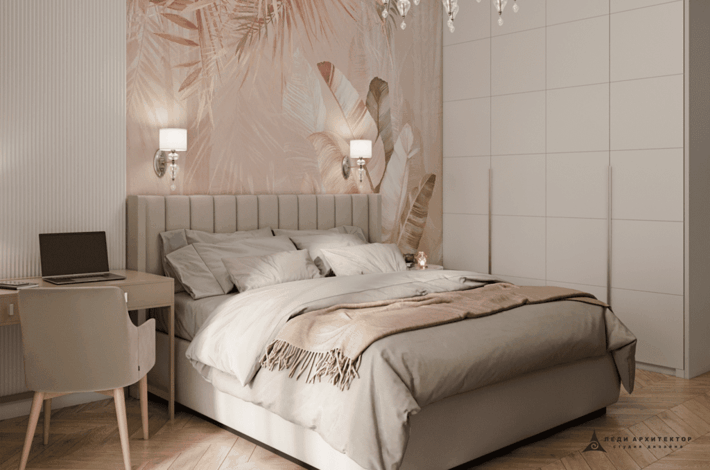 Леди Архитектор - проект красивой спальни