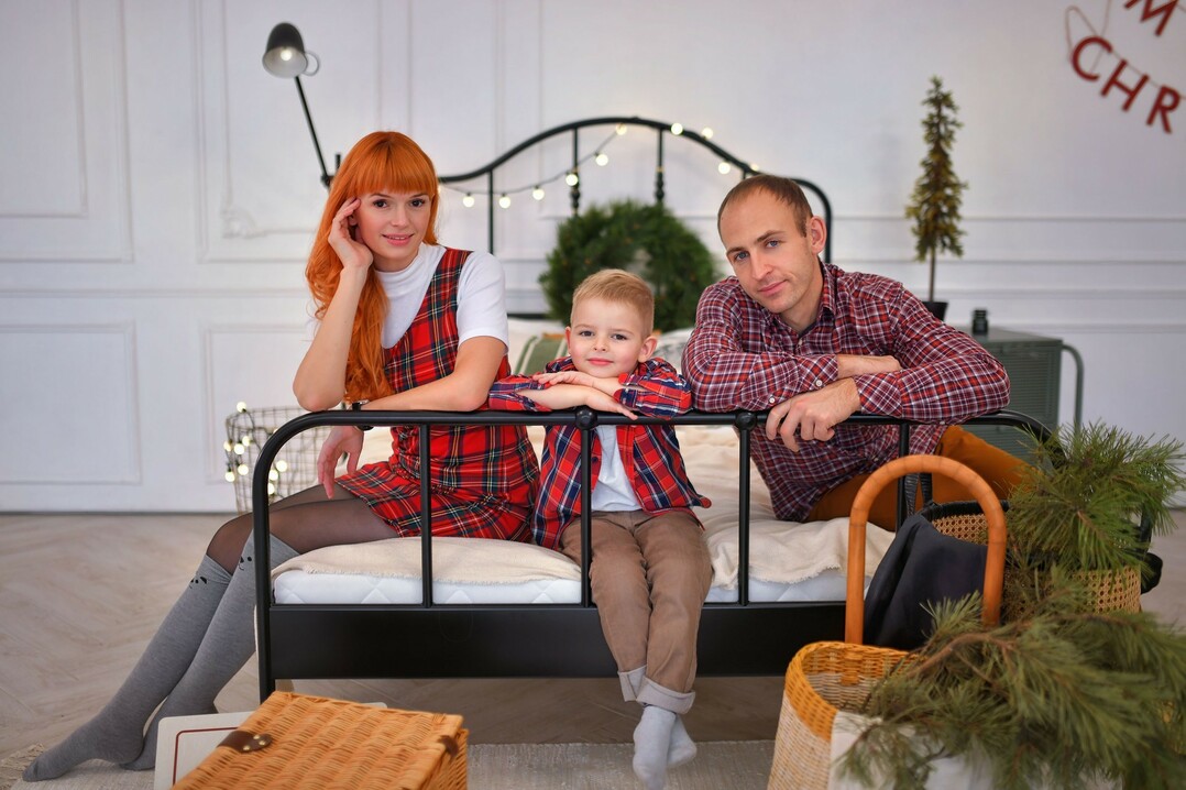 семейная фотосессия Минск новогодняя
