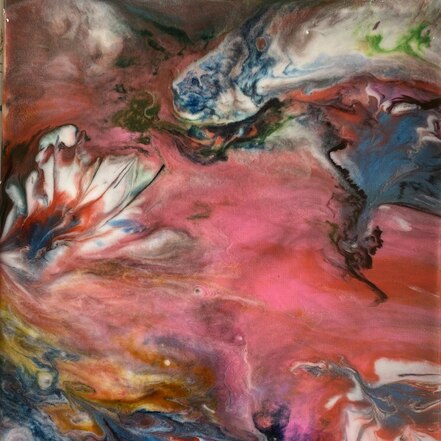 Картина Резин Ард, холст, эпоксидная смола