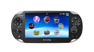 Piano Black PlayStation Vita PCH-1000 series Front Side