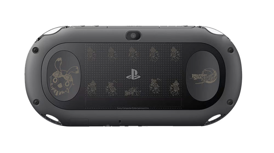 Black Phantasy Star Nova PlayStation Vita PCH-2000 series, Back Side