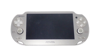 Ice Silver PlayStation Vita PCH-1000 series, Front Side