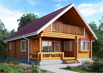 Бревенчатые дома под ключ - Строительство бревенчатого дома под ключ в Московской области