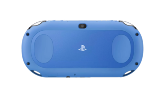 Black/Blue PlayStation Vita PCH-2000 series, Back Side