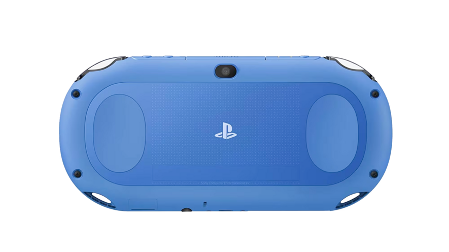 Black/Blue PlayStation Vita PCH-2000 series, Back Side