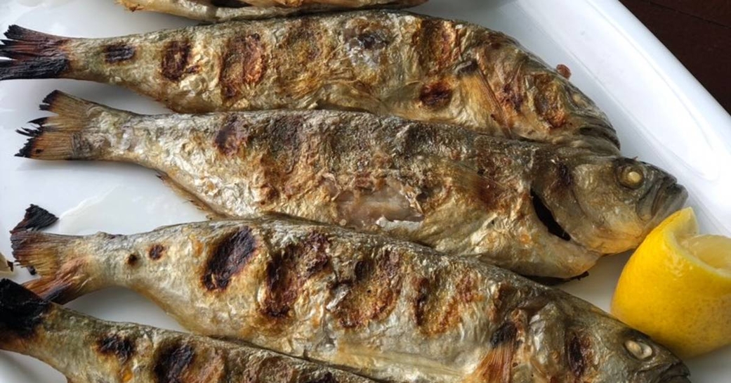Луфарь с горчицей в духовке