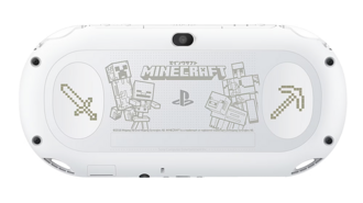 Minecraft PlayStation Vita PCH-2000 series, Back Side