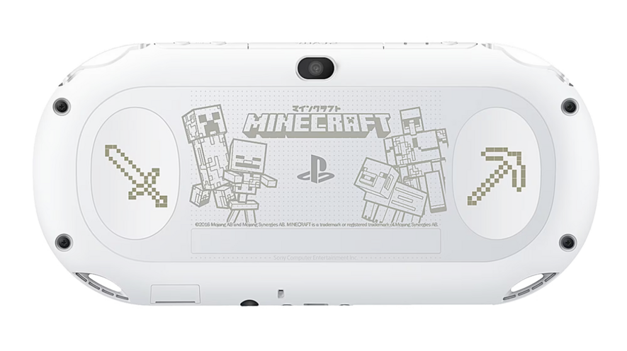Minecraft PlayStation Vita PCH-2000 series, Back Side