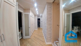Ремонт квартиры в Перми ЖК Онегин по дизайн проекту прихожая коридор