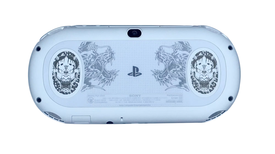 White Yakuza Zero PlayStation Vita PCH-2000 series, Back Side