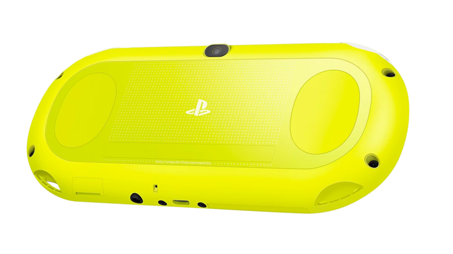 Lime Green / White PlayStation Vita PCH-2000 series, Back Side