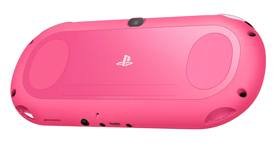 Pink and Black PlayStation Vita PCH-2000 series, Back Side