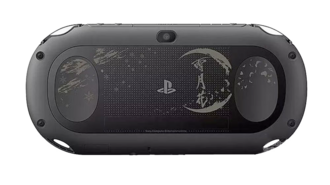 Black Scarlet Grace Moon PlayStation Vita PCH-2000 series, Back Side