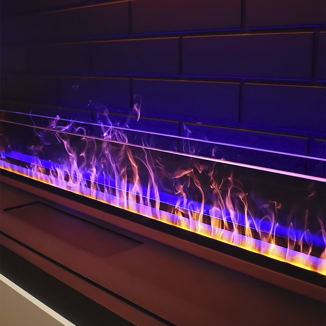 Электрический очаг Schones Feuer 3D FireLine 1200 Blue (с эффектом cинего пламени)