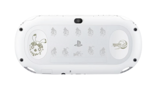 White Phantasy Star Nova PlayStation Vita PCH-2000 series, Back Side