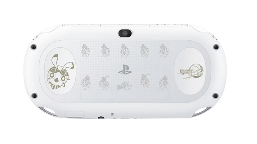 White Phantasy Star Nova PlayStation Vita PCH-2000 series, Back Side