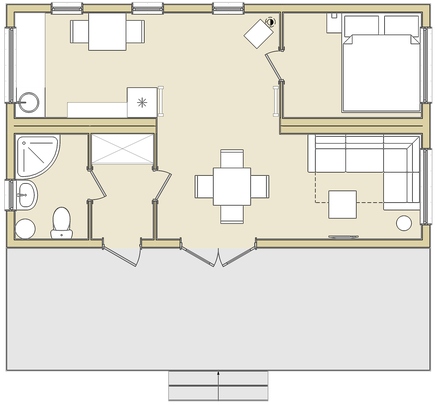 план первого этажа норвежского дома 52