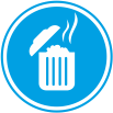 удалить запах из мусорного ведра, устранить запах отходов и мусора, удалить запах отходов