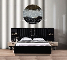 Панно с серебряной поталью и хрустальными стразами