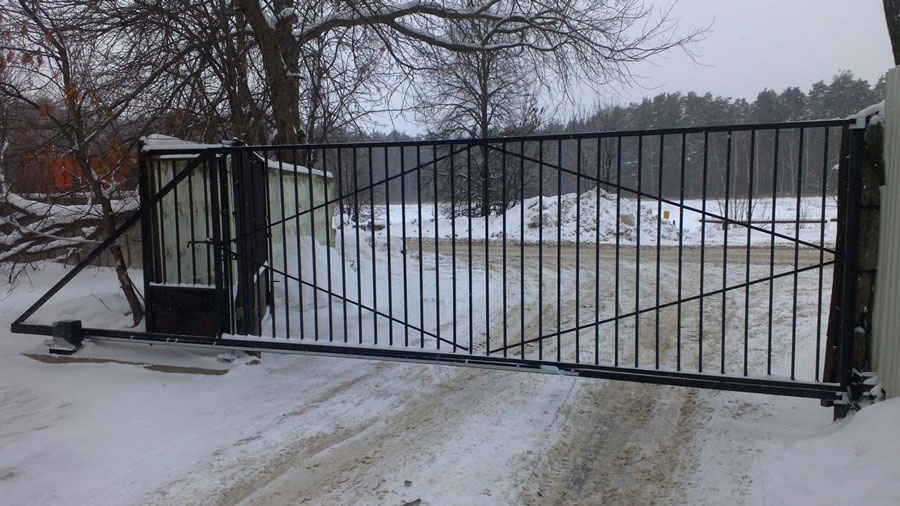 Откатные ворота Великий Новгород