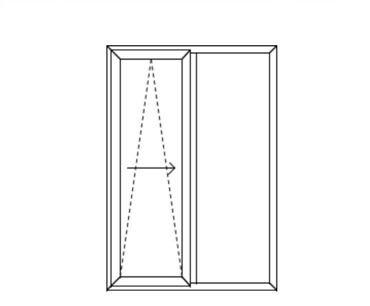 раздвижная балконная дверь схема