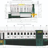 Проект фасада торгового центра