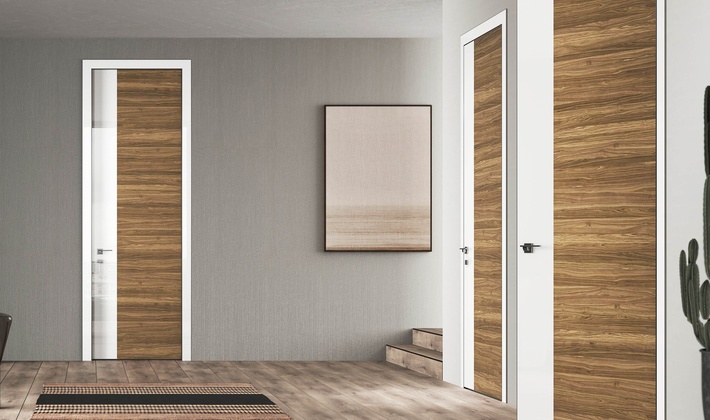 распашные двери, межкомнатные двери миксал slim murano 3