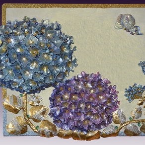 Интерьерная картина в ювелирно-декоративном стиле