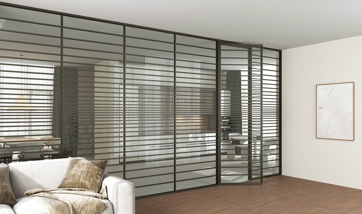 распашные двери и перегородки миксал loft-system 10