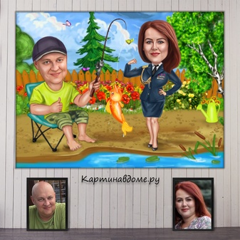 Корпоративные подарки сотрудникам, коллегам, начальству, оригинальные подарки, шарж по фото заказать