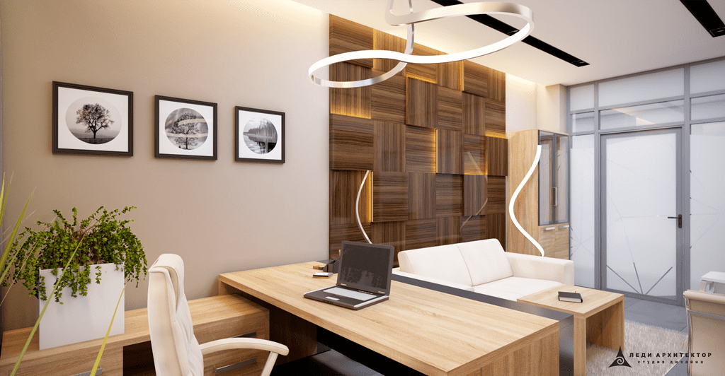 Дизайн современного кабинета главного врача клиники Корд