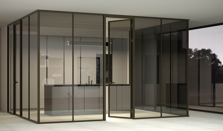 распашные двери и перегородки миксал loft-system 1