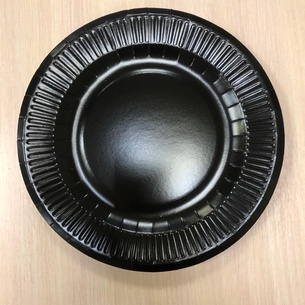 Бумажные тарелки с печатью логотипа - производство. 