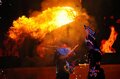 Огненное шоу Мадхура на карнавале в Геленджике