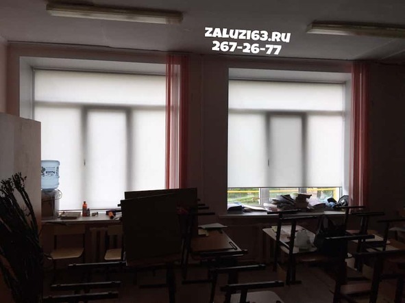 Рулонные шторы для школ Самары от Мастер Жалюзи