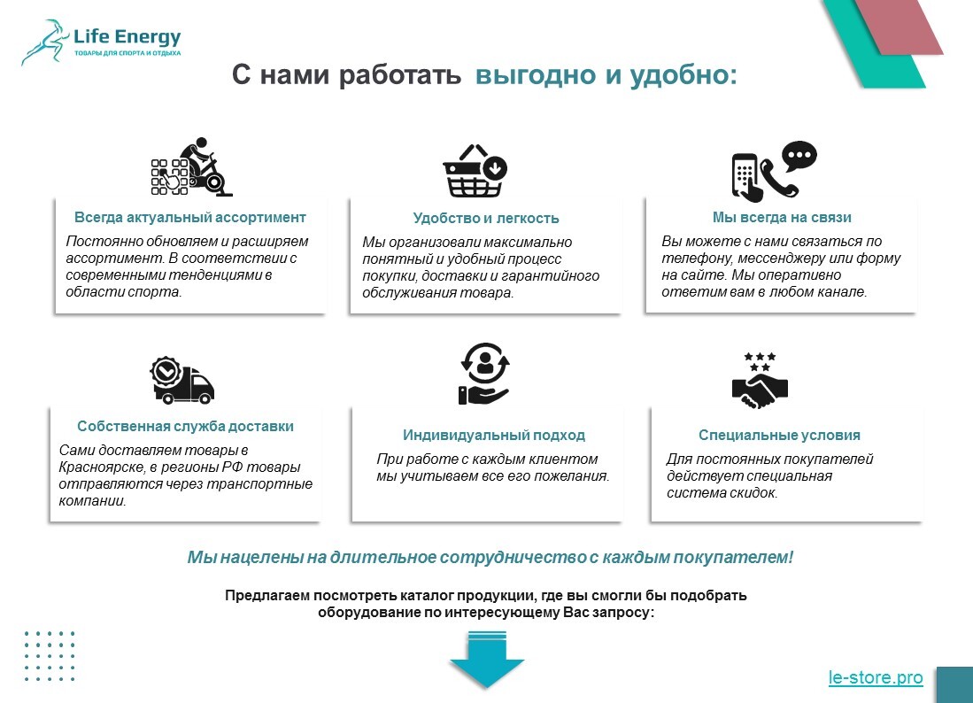 Блок с преимуществами/презентация