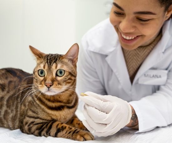 Как можно без стресса дать лекарство кошке с хронической болезнью почек? Для лечения купите Пронефра