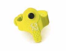 Силиконовый браслет для ключа желтого цвета