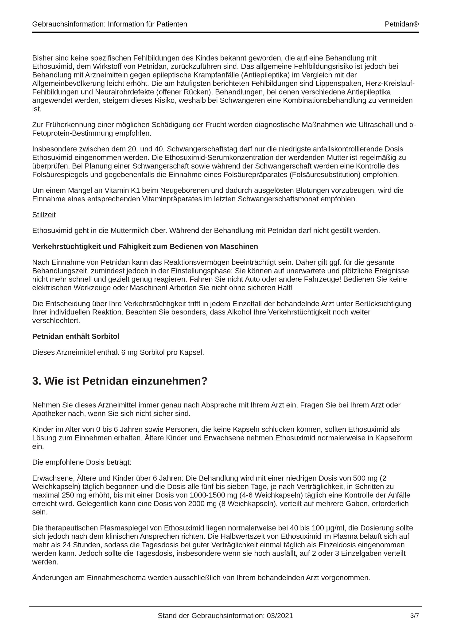 Инструкция по применению Петнидан