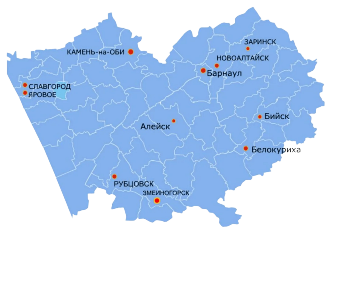 Юго восточная часть алтайского края. Карта Алтайского края с городами. Алтайский край карьтна. Карта регионов Алтайского края. Карта Алтайского края с городами на карте России.