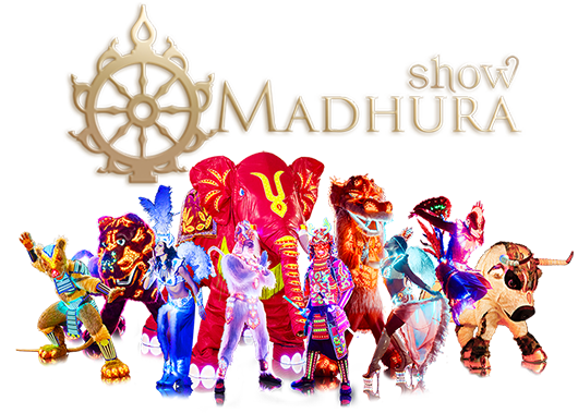Лого и персонажи MADHURA SHOW