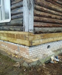 Замена нижних венцов