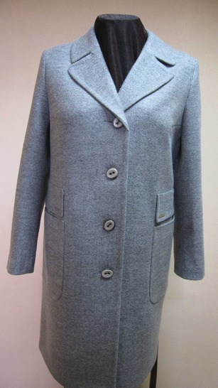 Купить пальто оптом из вареной шерсти, артикул 12208