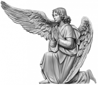 Ангел для гравировки на памятник