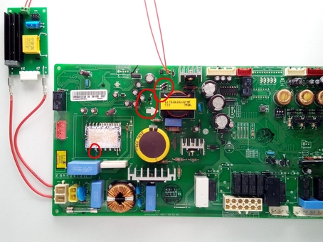 Подключение обманки на EBR652501
