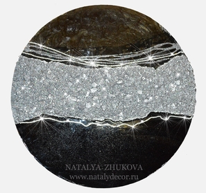 Панно на стену из ювелирной смолы - яркий акцент интерьера