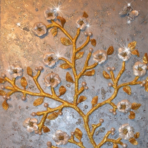 Красивая и эффектная картина - панно с хрустальными стразами - оригинальный и изысканный акцент