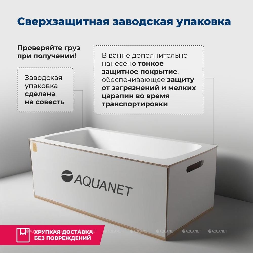 Акриловая ванна Aquanet Bright 175x70 (с каркасом)