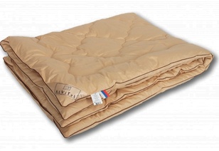 Натуральное одеяло из верблюжьей шерсти для здорового сна на юбилей 80 лет